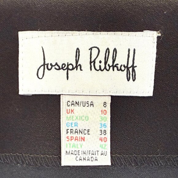 Stylish Joseph Ribhoff Black Duster Size 8 - Picture 3 of 3